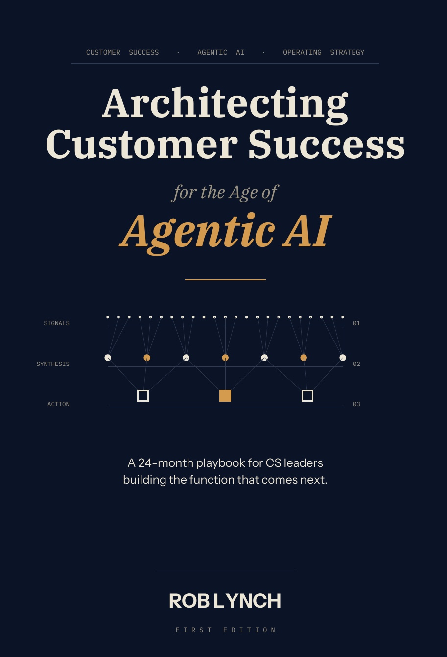 Cover of Architecting Customer Success for the Age of Agentic AI, by Rob Lynch